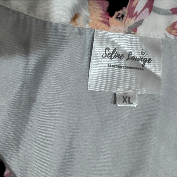 Seline Lounge Bespoke Loungewear Floral xl 2 Piece Short Set p31 - Picture 4 of 7